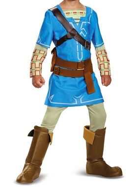 Disguise Kids Link Costume  -The Legend of Zelda: Breath of the Wild (M 7-8)